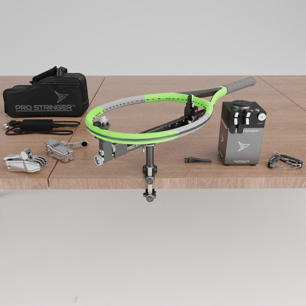 String Pro Machine Pro Stringer X2 - Platinum 3.0 - Tennis - Portable Stringing Machine ...