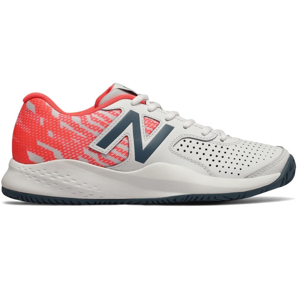 New Balance 696 Women's White/Orange (D 