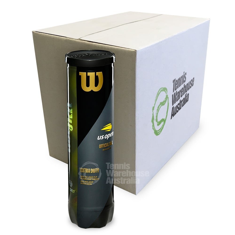 Wilson US Open Box of Balls (12x4 Ball Cans) Tennis Warehouse Australia