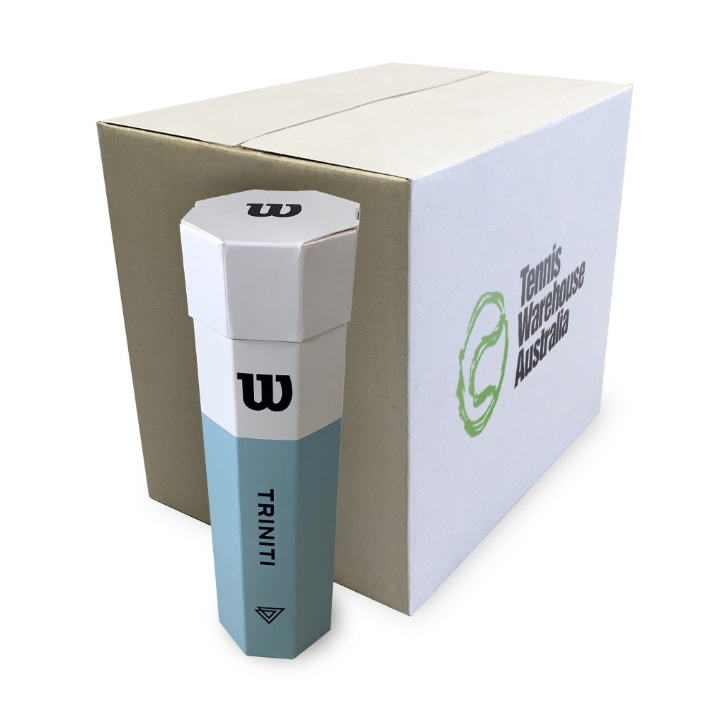 Wilson Triniti Bulk Box of Balls (12 x 4 Ball Cans) Tennis Warehouse