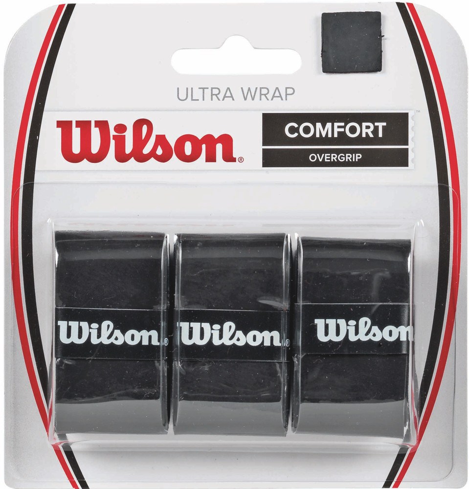 WILSON Pro Overgrip Tennis Racket Grips - Pack of 3