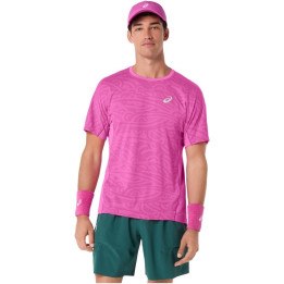 Asics Match Jacquard Digital Sakura Pink Men's Short Sleeve Top