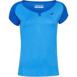 Babolat Play Cap Sleeve Blue Girl's Top