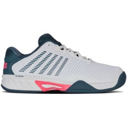 K-Swiss Hypercourt Express 2 (AC) White/Stargazer/Neon Blaze Junior Shoes