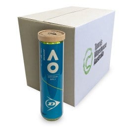 Dunlop AO Box of Balls (12 x 4 Ball Cans)