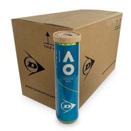 Dunlop AO Box of Balls (18 x 4 Ball Cans)