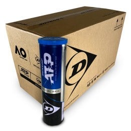 Dunlop ATP Box of Balls (18 x 4 Ball Cans)