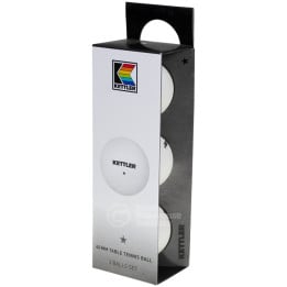 Kettler 1 Star Table Tennis Balls (3 Pack)