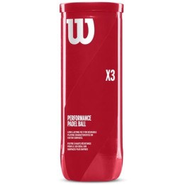 Wilson X3 Padel Balls (3 Ball Can)