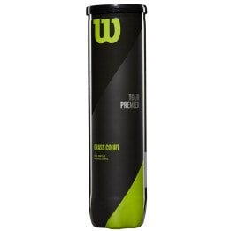 Wilson Tour Premier Grass Court Yellow 4 Ball Can 
