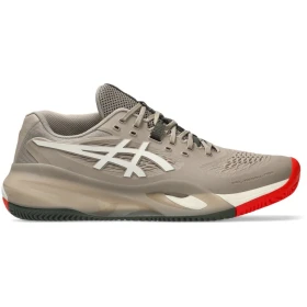 Asics Gel-Resolution X CC Greige/Soft Oat Men's Tennis Shoes