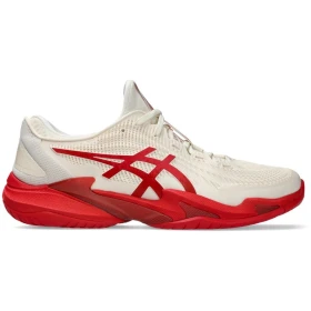 Asics Court FF 3 Novak (HC) Cream/Classic Red Men's Tennis Shoe