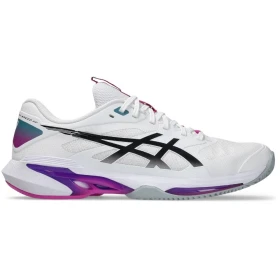 Asics Solution Speed FF 4 (CC) White/Digital Sakura Men's Tennis Shoes