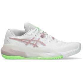Asics Gel-Resolution X (HC) Wide (D Fit) White/Morganite Women's Tennis Shoe