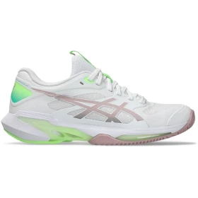 Asics Solution Speed FF 4 (CC) White/Morganite Women's Tennis Shoe