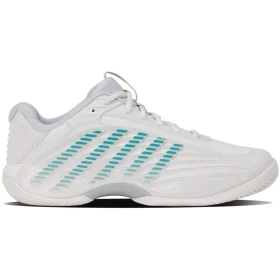 K-Swiss Hypercourt Express 3 AC Wide Blanc/Gray/Baltic Women's Tennis Shoes