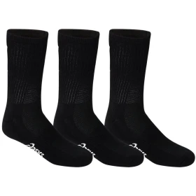 ASICS Pace Crew 3 Pack Black 4-8