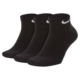 Nike Everyday Cushioned Low Black 3 Pack Socks