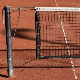 Budget External Winder Tennis Net - 2'6" Drop