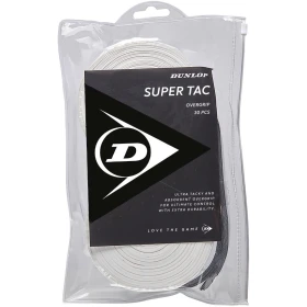 Dunlop Super Tac Overgrip White 30 Pack