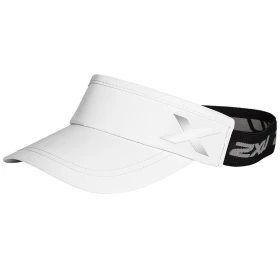 2XU White Performance Visor