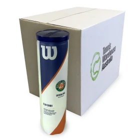 Wilson Roland Garros Box of Balls (12 x 4 Ball Cans)