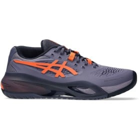 Asics Gel-Resolution X HC Greyish Purple/Nova Orange Men's Tennis Shoe (2E)