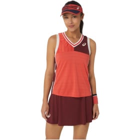 Asics Women's Match Tank Red Snapper 