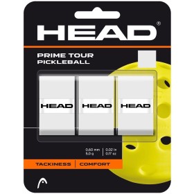 Head Prime Tour Pickleball White Overgrip 3 Pack