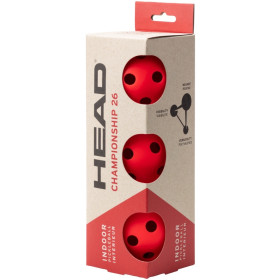 Head 3 Ball Championship 26 Indoor Pickleball Balls 