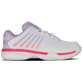 K-Swiss Hypercourt Express 2 (CC) White/Orchid Petal/Neon Blaze Women's Shoes