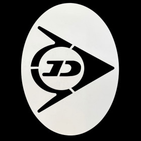 Dunlop Racquet Stencil