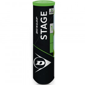 Dunlop Stage 1 Green Junior 4 Ball Can