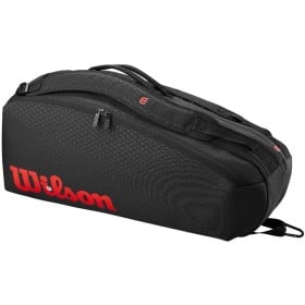Wilson Clash v3 Black/Infrared 6 Racquet Tennis Bag