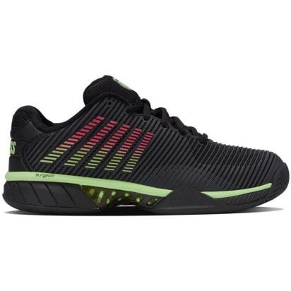 K-Swiss Hypercourt Express 2 (AC) Wide Black/Neon/Lava Men's Shoes