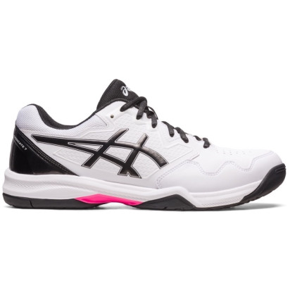 Asics Gel-Dedicate 7 (HC) White/Hot Pink Men's Tennis Shoe
