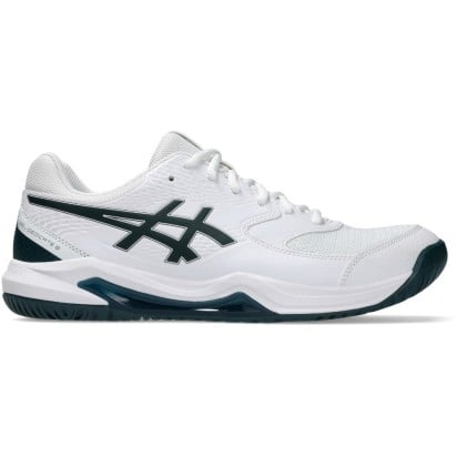 Asics Gel-Dedicate 8 HC White/Saxon Green Men's Tennis Shoe