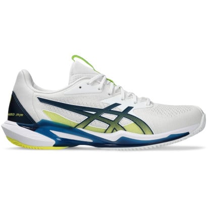 Asics Solution Speed FF 3 CC White/Mako Blue Men's Tennis Shoe  