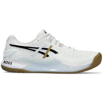 Asics Gel-Resolution 9 (HC) Men's White / Black Hugo Boss Tennis Shoe
