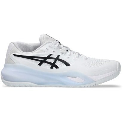 Asics Gel-Resolution X (HC) Wide 2E White/Black Men's Tennis Shoes  