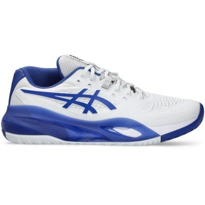 Asics Gel-Resolution X (HC) Wide 2E White/Dark Cobalt Men's Tennis Shoe