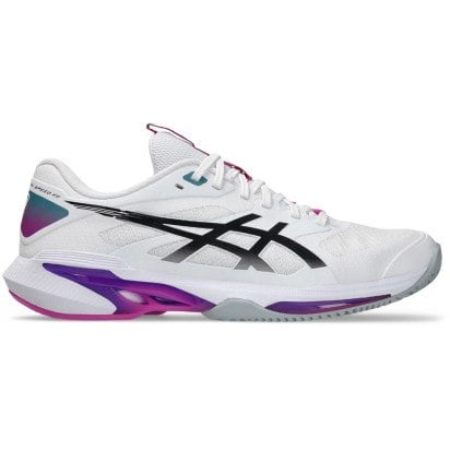 Asics Solution Speed FF 4 (CC) White/Digital Sakura Men's Tennis Shoes  