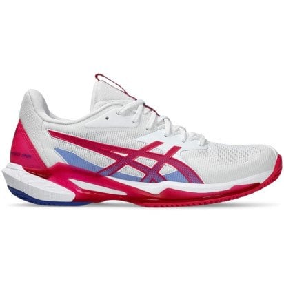 Asics Solution Speed FF 3 (CC) White/Bright Rose Women's Tennis Shoe   