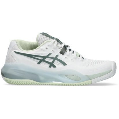 Asics Gel-Resolution X (CC) White/Monument Blue Women's Tennis Shoe
