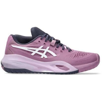 Asics Gel-Resolution X HC Ube/White Women's Tennis Shoe
