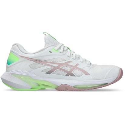 Asics Solution Speed FF 4 (HC) White/Morganite Women's Tennis Shoe   