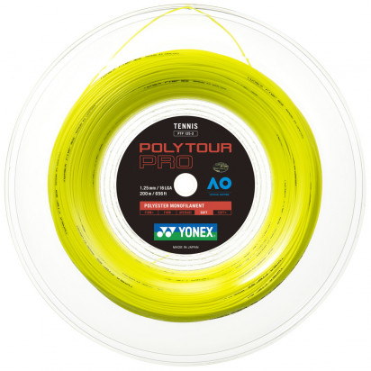 Yonex Poly Tour Pro 1.25 yellow 200m reel