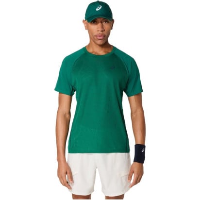 Asics Match Actibreeze Jasper Green Short Sleeve Men's Top