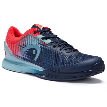 Head Sprint Pro 3.0 Dark Blue/Neon Red Men's Tennis Shoe
