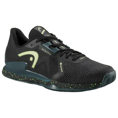 Head Sprint Pro 3.5 SF (CC) Black/Green Men's Tennis Shoe